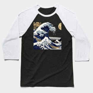 Aesthetic Japanese Art Wave Baseball T-Shirt
